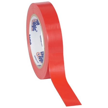 Tape Logic 1'' x 36 yds. Red Tape Logic Solid Vinyl Safety Tape, 48PK BUY00013718